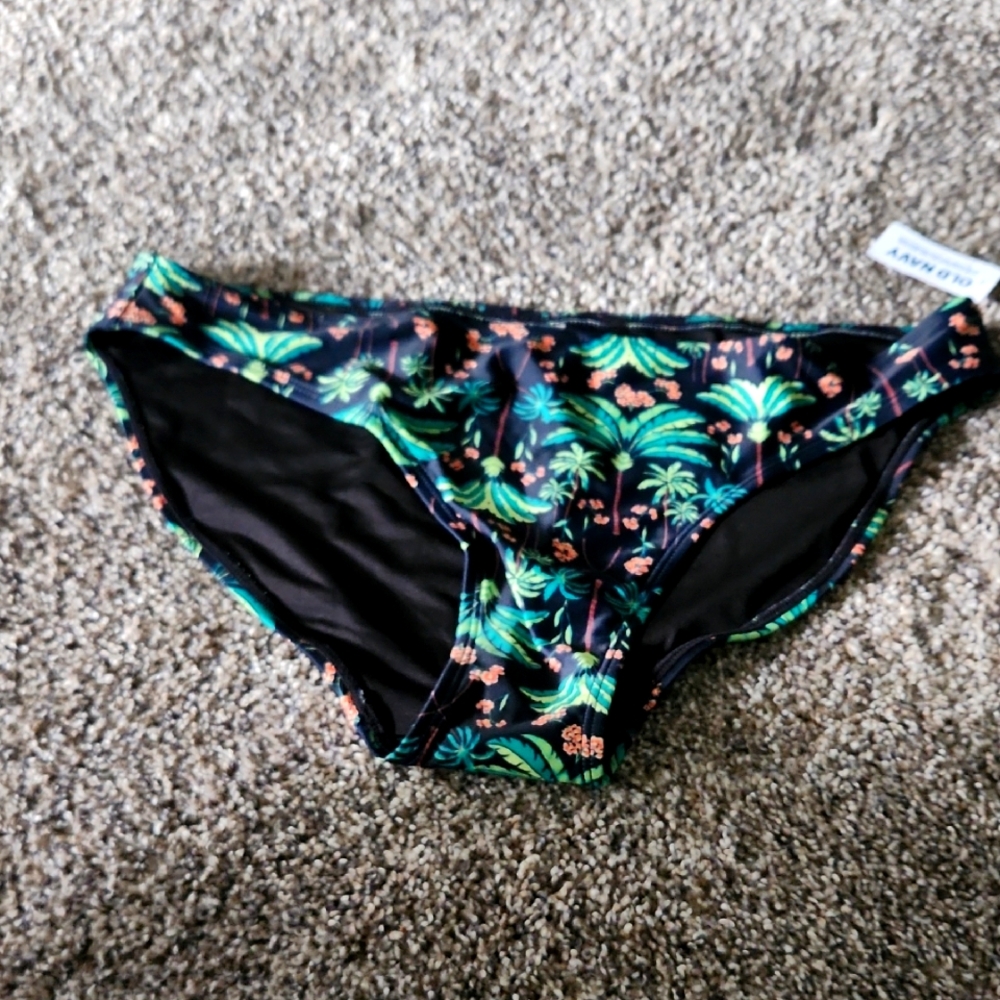 Tropical Print Bikini Bottoms